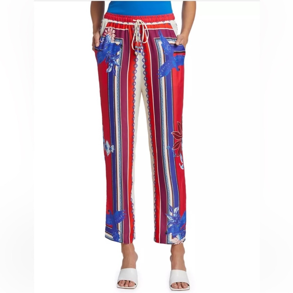 NWOT Farm Rio Macaw Scarf Pants Women’s Medium